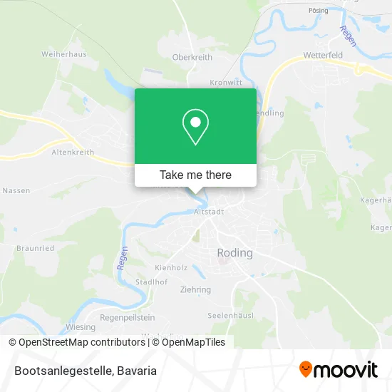 Карта Bootsanlegestelle