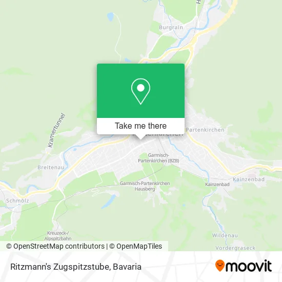 Карта Ritzmann's Zugspitzstube