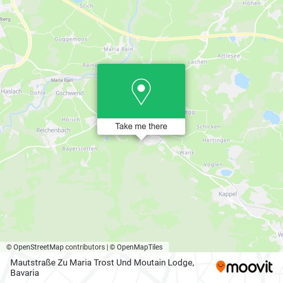 Mautstraße Zu Maria Trost Und Moutain Lodge map