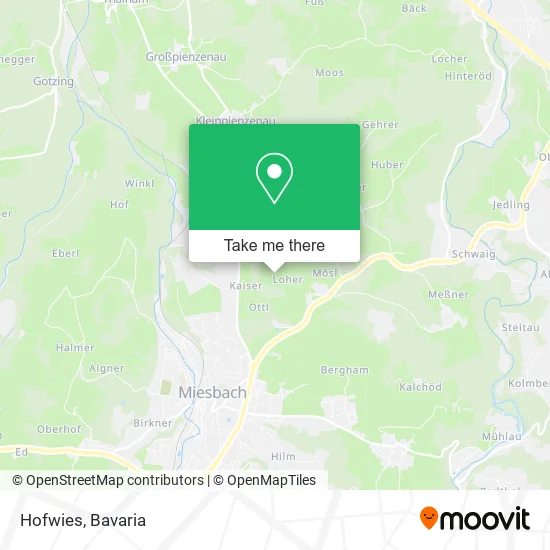 Карта Hofwies