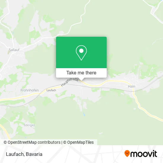Карта Laufach