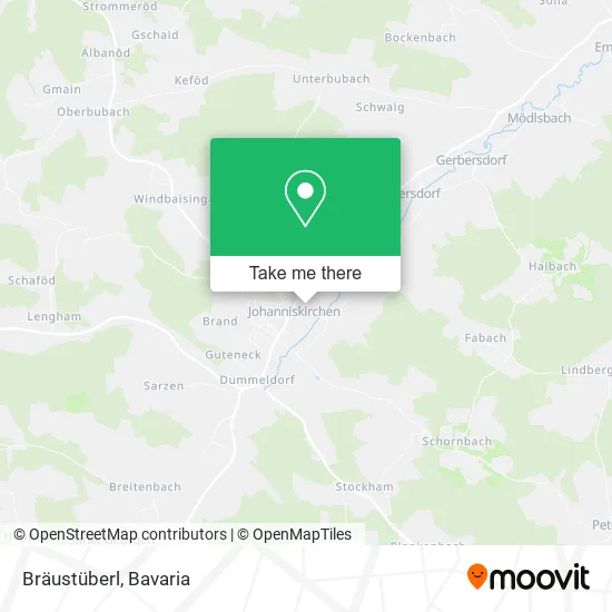 Карта Bräustüberl