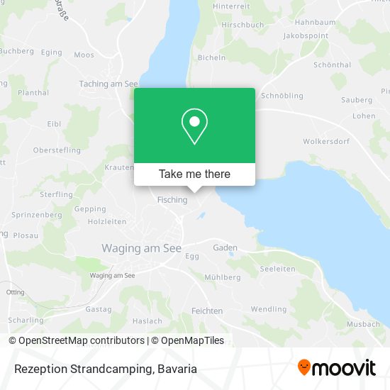 Карта Rezeption Strandcamping