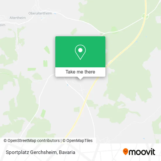 Карта Sportplatz Gerchsheim
