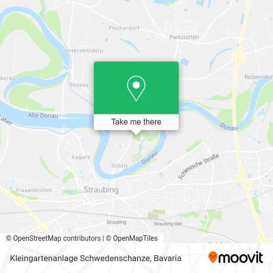 Карта Kleingartenanlage Schwedenschanze