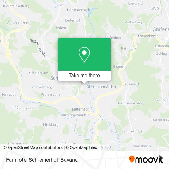 Familotel Schreinerhof map