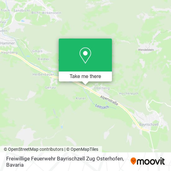 Freiwillige Feuerwehr Bayrischzell Zug Osterhofen map