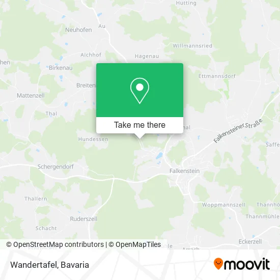Карта Wandertafel