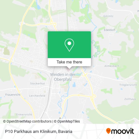 P10 Parkhaus am Klinikum map