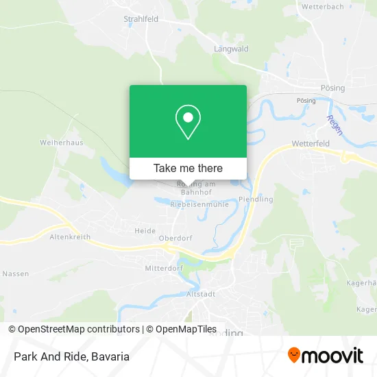 Карта Park And Ride