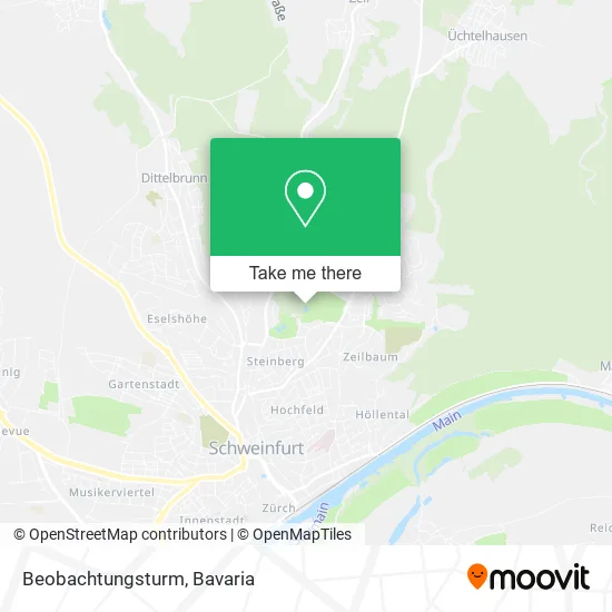 Карта Beobachtungsturm