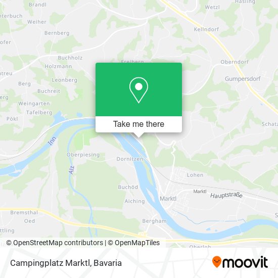 Карта Campingplatz Marktl