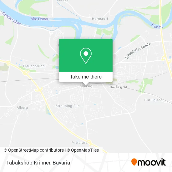 Карта Tabakshop Krinner