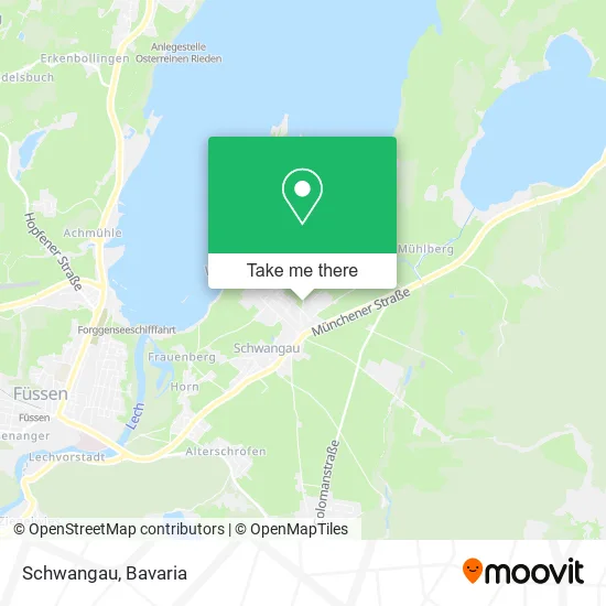 Карта Schwangau