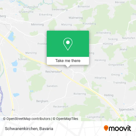Карта Schwanenkirchen