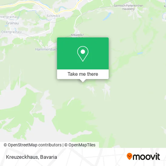 Карта Kreuzeckhaus
