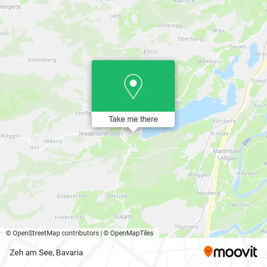 Карта Zeh am See
