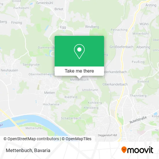 Карта Mettenbuch