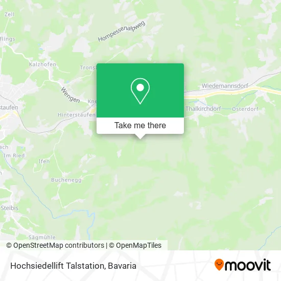 Карта Hochsiedellift Talstation