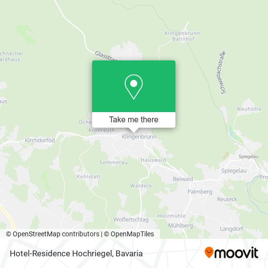 Hotel-Residence Hochriegel map