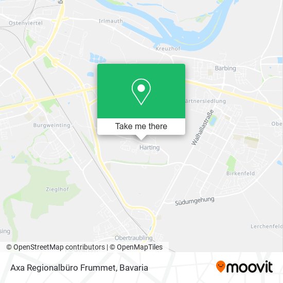 Axa Regionalbüro Frummet map