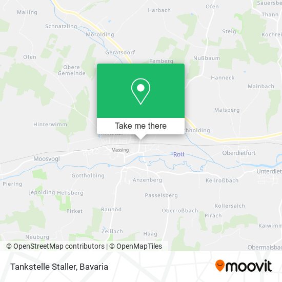 Карта Tankstelle Staller