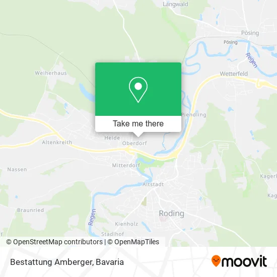 Карта Bestattung Amberger