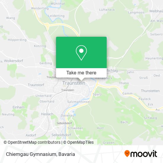 Chiemgau Gymnasium map