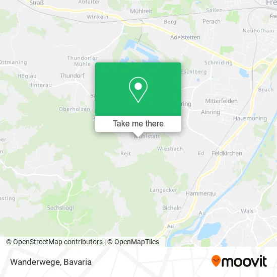 Карта Wanderwege
