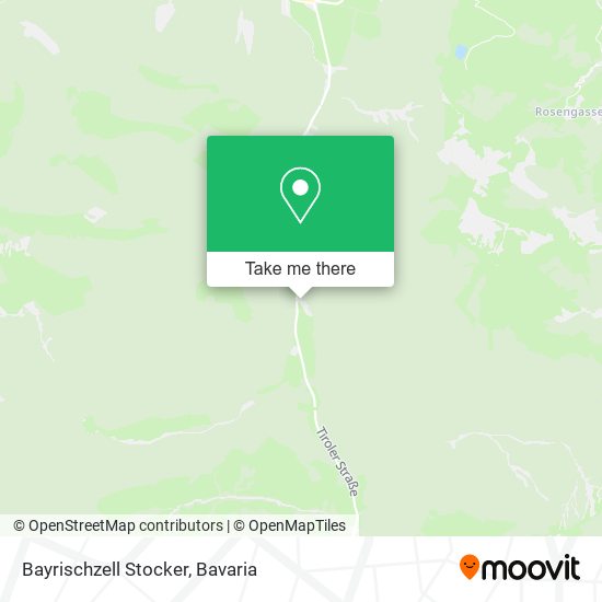 Карта Bayrischzell Stocker