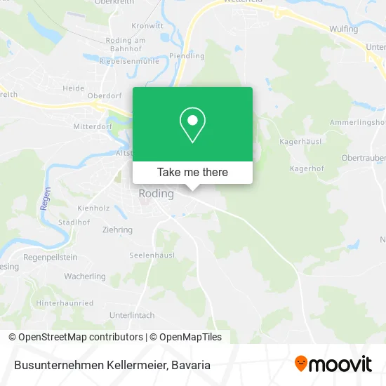 Карта Busunternehmen Kellermeier