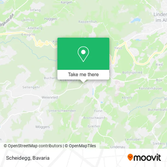 Карта Scheidegg