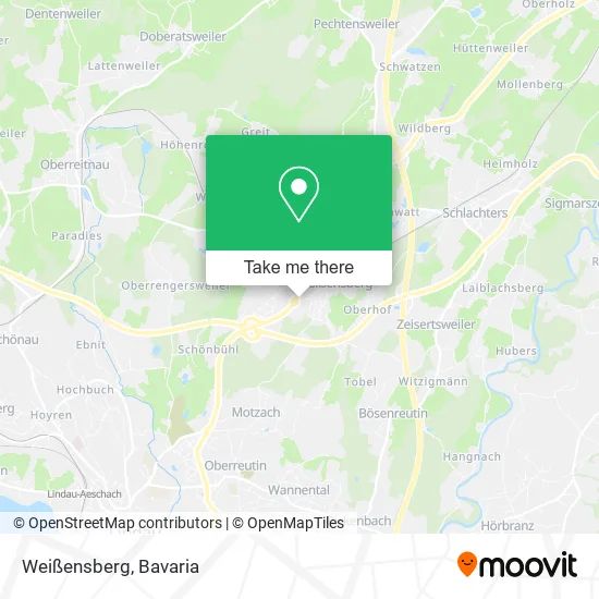 Карта Weißensberg