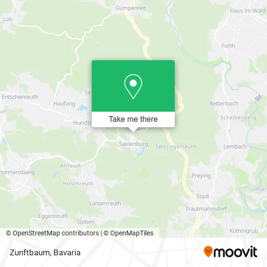 Карта Zunftbaum