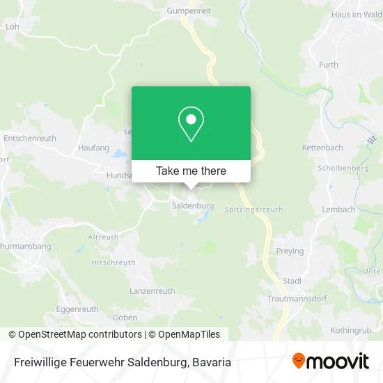 Карта Freiwillige Feuerwehr Saldenburg