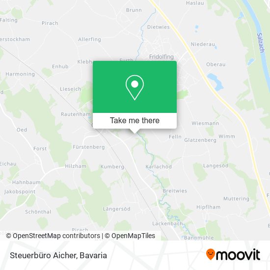 Steuerbüro Aicher map