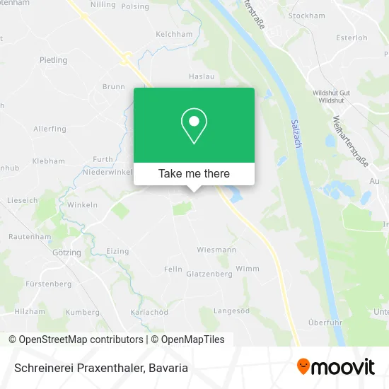 Карта Schreinerei Praxenthaler