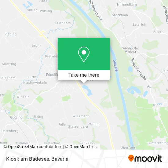Карта Kiosk am Badesee