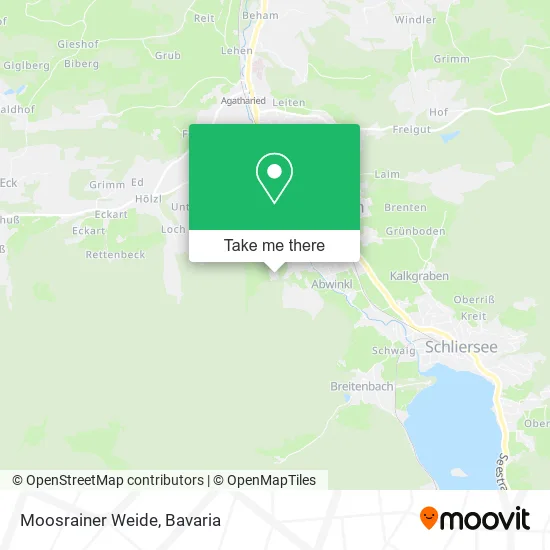 Карта Moosrainer Weide