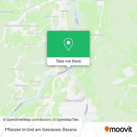 Карта Pflanzen In Und am Gewässer