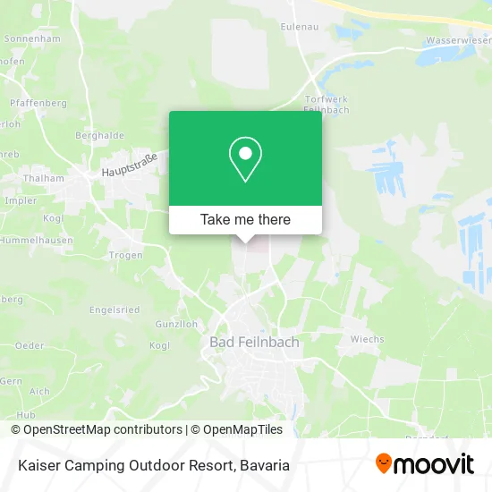 Карта Kaiser Camping Outdoor Resort