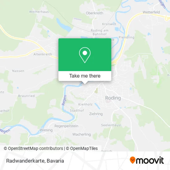 Карта Radwanderkarte