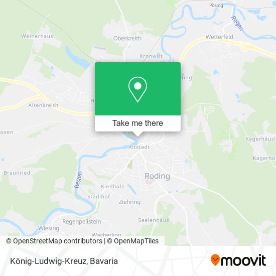 König-Ludwig-Kreuz map