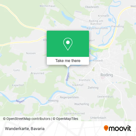 Карта Wanderkarte