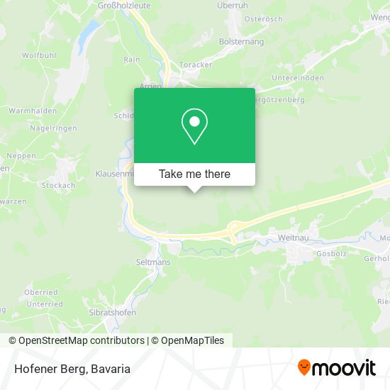 Hofener Berg map