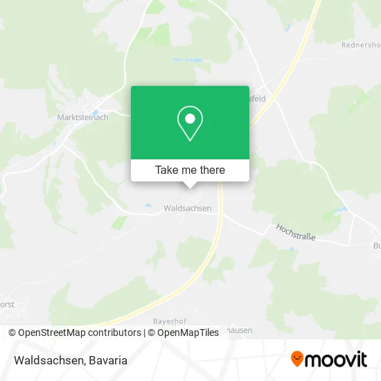 Карта Waldsachsen