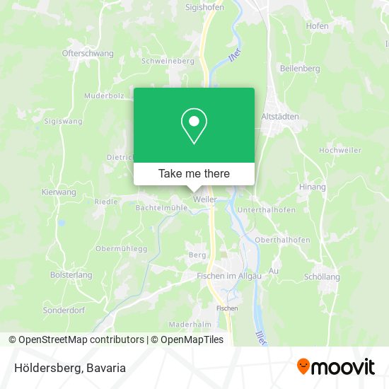 Höldersberg map