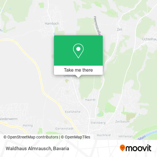 Карта Waldhaus Almrausch