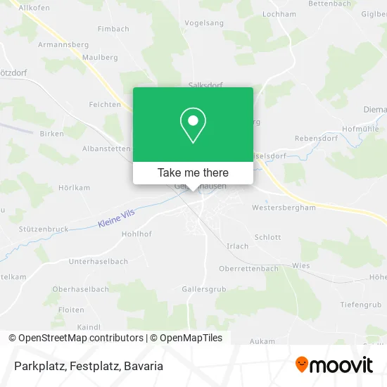 Карта Parkplatz, Festplatz