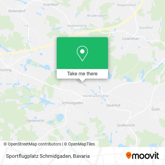 Sportflugplatz Schmidgaden map
